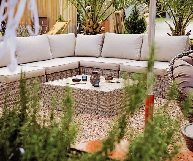 Santa Fe Lounge im Garten