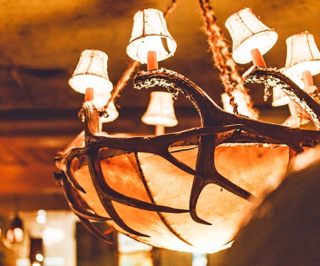 Beleuchtung im Restaurant