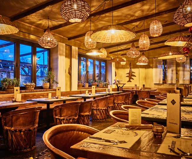 "Hazienda" im Adobe Baustil, für bis zu 60 Personen Sitzplätze